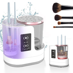 Rechargeable Electric Makeup Brush Cleaner Automatic Cleaning Tool Stand Device