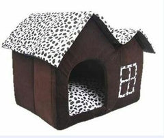 Indoor Dog Kennel Cushion Warm Bed Small Medium Pets