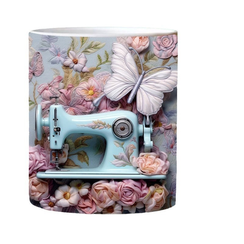 Creative 3D Sewing Machine Multi-Purpose Mug Christmas Gift