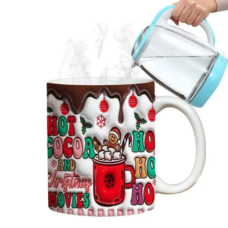 Creative Mugs 3D Ceramic Mugs For Christmas & Holiday Gifts