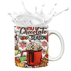 Creative Mugs 3D Ceramic Mugs For Christmas & Holiday Gifts