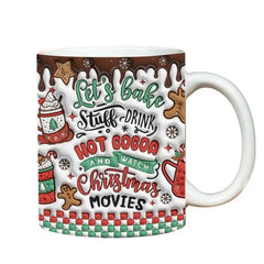 Creative Mugs 3D Ceramic Mugs For Christmas & Holiday Gifts