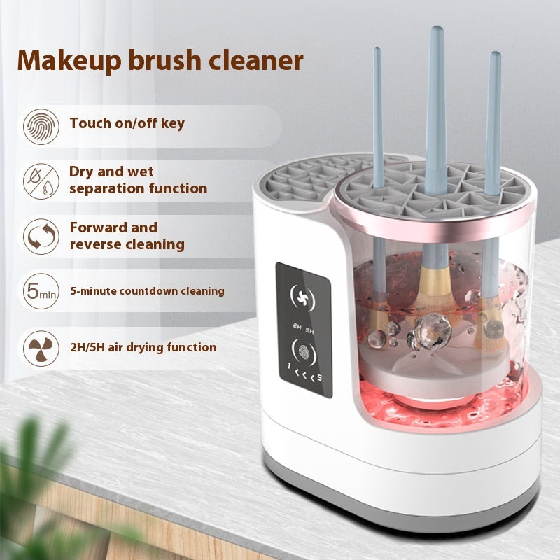 Rechargeable Electric Makeup Brush Cleaner Automatic Cleaning Tool Stand Device